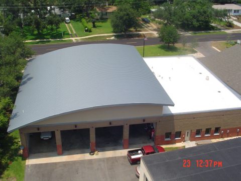 Gulf breeze fire department industrial roofing